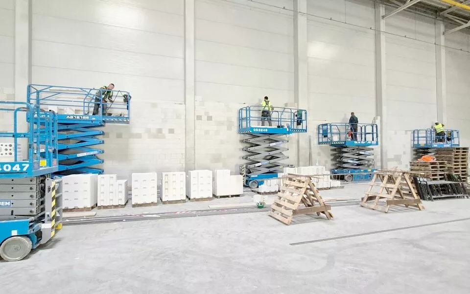 Modernizacja hali firmy LOGICOR w Będzinie